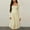 Beige, variant on Spring Dresses for Women Fashion 2026 Square Neck Long Sleeve Casual A-Line Midi Dress Beige XXL