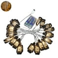 thumbnail image 4 of 20 LEDs Kerosene Light String 3m/117.9inch Outdoor String Light Retro Style Lantern Light String Decoration for Bedroom Party Outdoor, 4 of 10