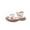 Beige-08, variant on Summer Soft Light Rubber Sole Cute Bow Fashion Non Slip Girls Sandals Girls Closed Toe Sandals
