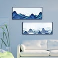 thumbnail image 5 of Mountain Canvas Prints Blue Ink Wash Mountain View Abstract Wall Art Paintings 6PCS Unframed Artwork for Bedroom Living Room Apartment Dorm Decorations colorful, 5 of 7