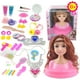 thumbnail image 1 of Muñeca de vestir y maquillaje de moda juego de juguetes para niñas caja de regalo las niñas aprenden a vestirse y peinarse y trenzar una muñeca de pelo rizado trenzado ANGGREK Otros, 1 of 8