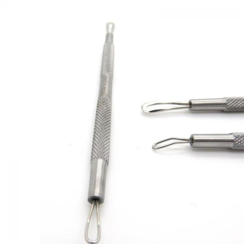 1PC Acne Blemish Pimple Extractor Tool Professional Stainless Steel Double Ended Blackhead Comedone Remover Face Clean Tools