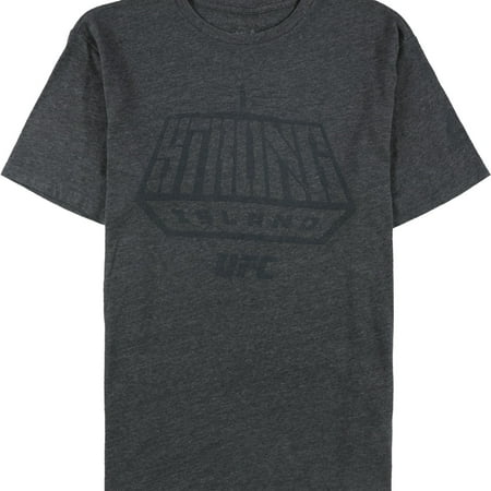 Reebok Mens Strong Island Graphic T-Shirt, Grey, Small