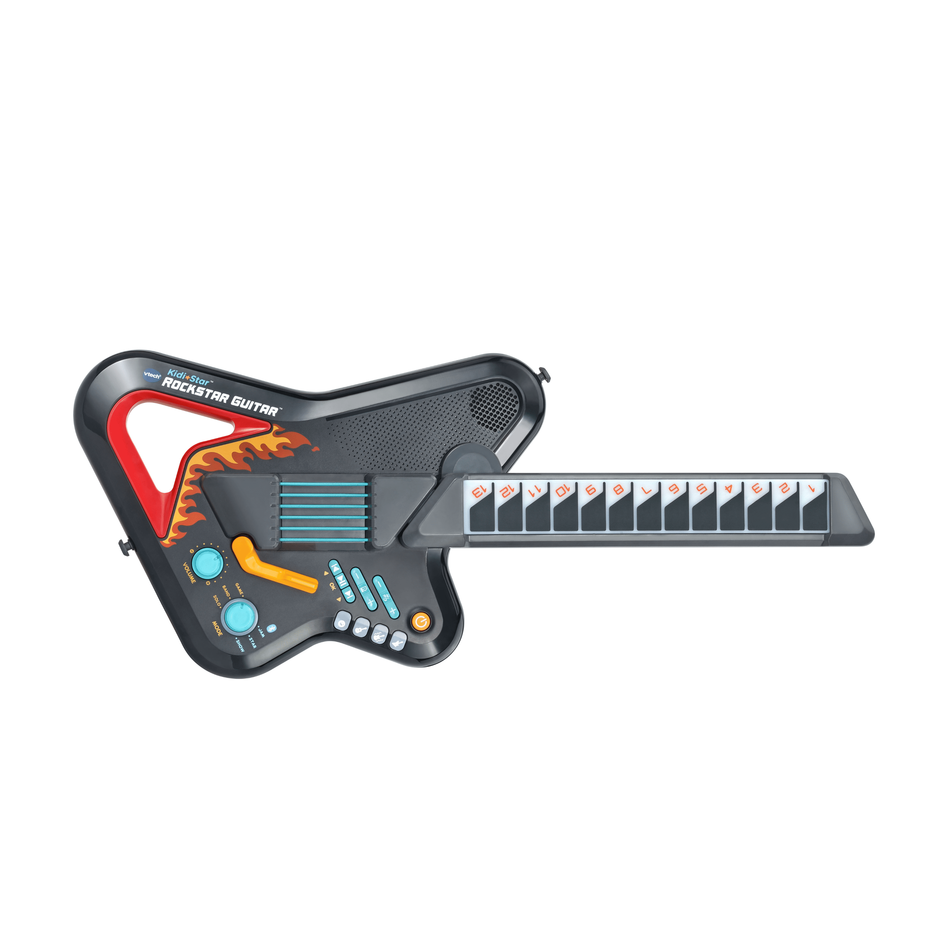 VTech Kidi Guitare Superstar pour créer de la musique, former un groupe, jouer à des jeux et plus encore pour les enfants - Version Anglaise, 5+ Ans
