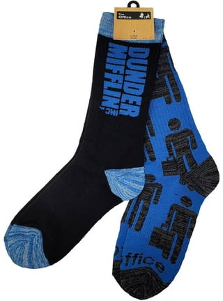 The Office Combo Set - Crew Sock Pair and Performance Boxer Briefs Underwear  for Men - Dunder Mifflin, Beets, Dundie Award S Red at  Men's  Clothing store