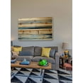 thumbnail image 4 of Parvez Taj Surfboard Paddling Pinewood Wall Art, 16" x 24", 4 of 7