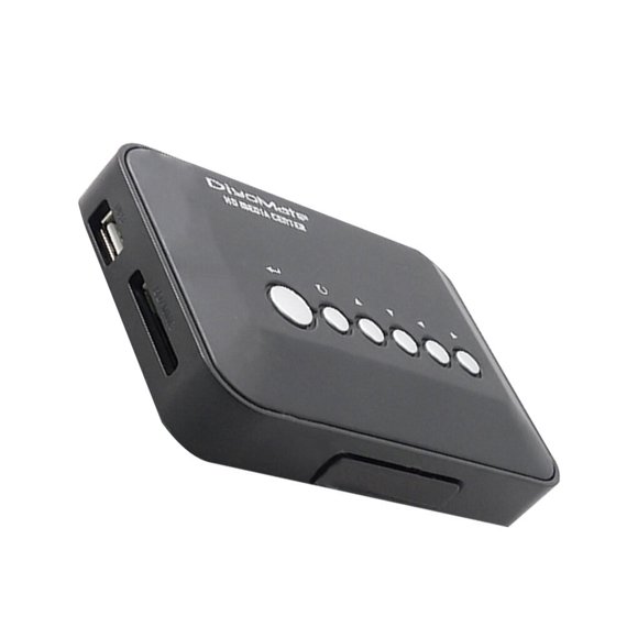 ZheElen Multimedia Player Mini HD 720P HDD Media Player TV Box AV Output MKV RM SD USB SDHC MMC HDD US Plug