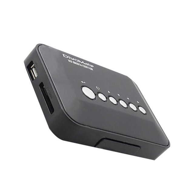 ZheElen Multimedia Player Mini HD 720P HDD Media Player TV Box AV Output MKV RM SD USB SDHC MMC HDD US Plug