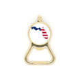 thumbnail image 1 of Florida Beer Bottle Cap Opener Stainless Steel Key Chain, 1 of 3