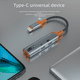 thumbnail image 3 of Convertidor de auriculares de audio de carga rápida Typec de 60 W, adaptador de tarjeta de sonido para teléfono móvil tres en uno para Apple 15, 3 of 6