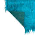 thumbnail image 3 of Ice Fabrics Faux Fur Fabric Squares - 20x20 Inches Pre-Cut Craft Fur Fabric - Shaggy Mohair Fabric for Costumes, Apparel, Rugs, Pillows, Decorations and More - Turquoise Fur Fabric, 3 of 4