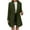 Green, variant on qucoqpe Womens Trench Coat Double Breasted Mid-Length Peacoat Jackets