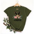thumbnail image 2 of Puntoco Tops for Women Easter Shirt for Women Happy Easter Egg Tee Cute Bunny Graphic Funny Letter Print Casual Short Sleeves Tee Tops Green S(S), 2 of 6