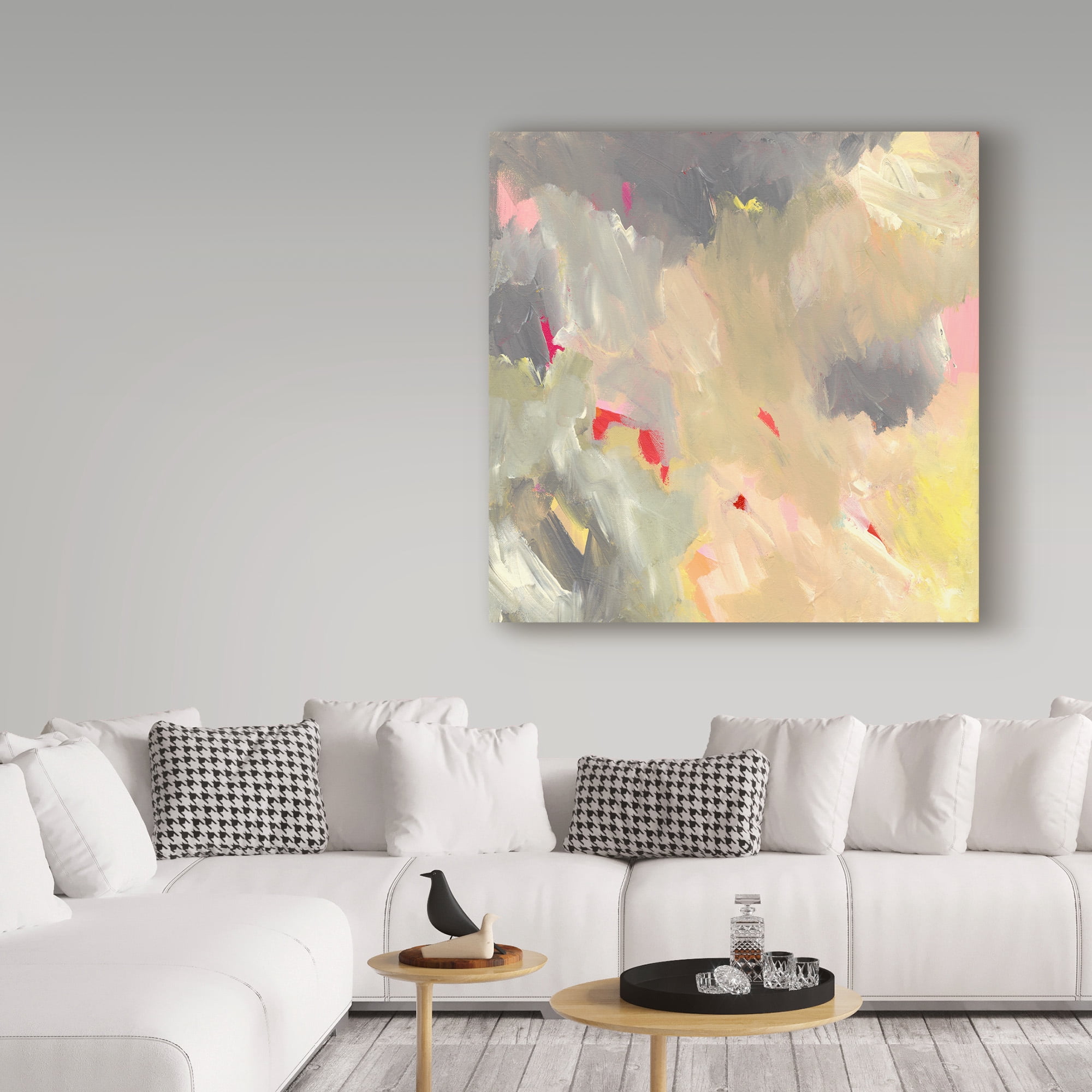 Trademark Fine Art 'The Storm - Abstract' Canvas Art by Jennifer McCully