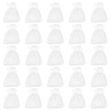 50 Pcs Gift Holder Mini Christmas Bags Candy Pouch for Wedding Mesh Pouches Bride Bridesmaid