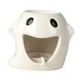 thumbnail image 4 of CoudarTitie Essential Oil Burner Ceramic Ornament,Table Centerpiece Halloween Ghost Tealight White, 4 of 9