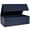 Navy Blue, variant on Gift Box with Magnetic Lids, Large Bridesmaid Groomsman Proposal Boxes, Collapsible Rectangle Storage Box