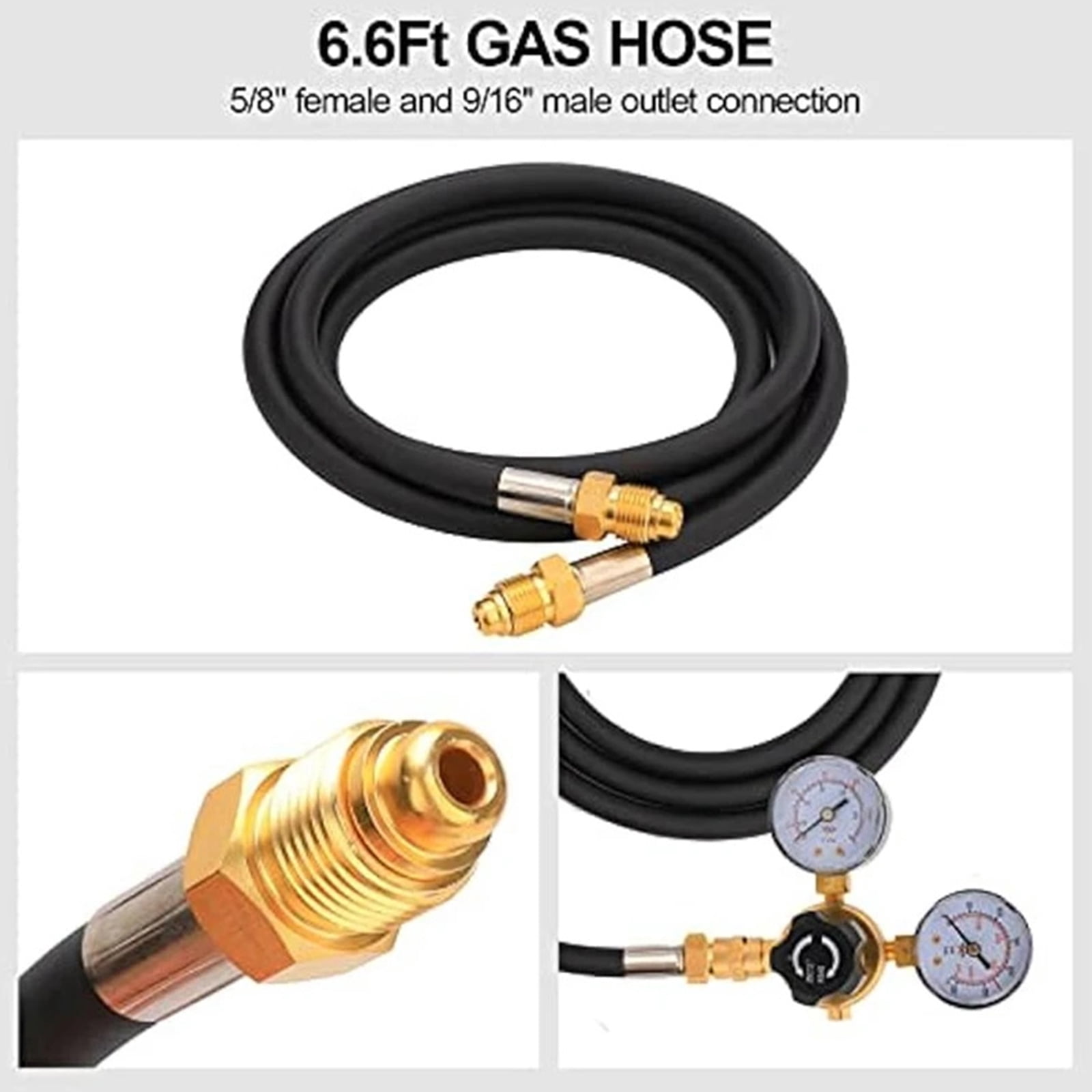 WX 02 /CO2 User Friendly Welding Regulator with Strong Metal Body & Clear Pressure Gauges for Smooth Operate