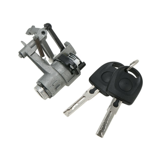 Cilindro de Cerradura del Maletero con Cilindro de Cerradura del Maletero Trasero y Llaves para Volkswagen Golf 1998-2006 Liberación del Maletero Trasero Pestillo No. 1J6827297G Metal 1 Juego
