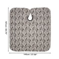 thumbnail image 4 of Capa para cortar cabello de moda 1 Pc 65.75"x57.09" Beige Negro, 4 of 6