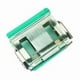 thumbnail image 2 of Minicarpeta de colores | Clip metálico de empuje y tracción para organizar documentos, fotos y cables | Clip pequeño de 5,5 x 2 cm con capacidad para 60 hojas | Verde, amarillo, azul y transparente, 2 of 2