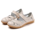 thumbnail image 5 of Daolelai Women's Casual Shoes Flat Solid Color Hollow Casual Moccasins Soft Sole Comfortable Casual Shoes, 5 of 9