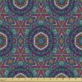thumbnail image 2 of Ambesonne Vintage Fabric by the Yard Upholstery, Floral Design Stripes, 1 Yard, Multicolor, 2 of 5