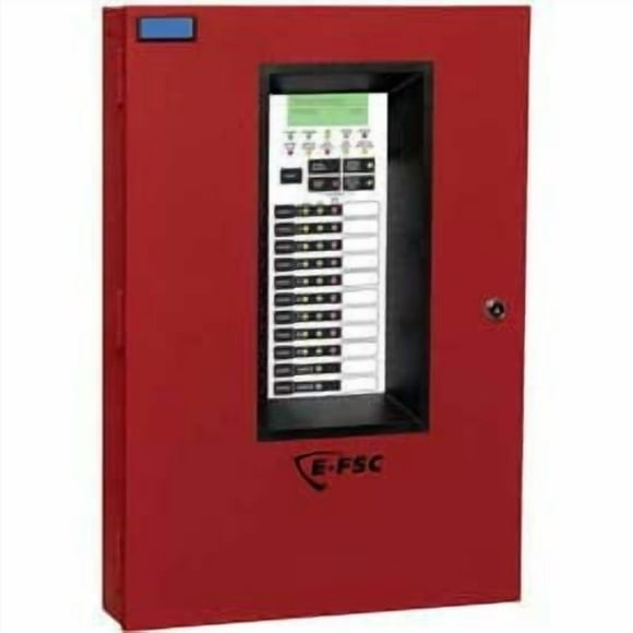 Edwards Signaling , FX-5RD, Panneaux de Contrôle d'Alarme Incendie Conventionnels, 3 Zones, 120V, Rouge avec Composeur