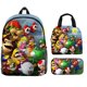 thumbnail image 1 of Mario bros bag Bowser Princess Peach bag pencil case lunch bag for elementary student., 1 of 4