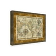 thumbnail image 3 of Trademark Fine Art Vision Studio Antique World Map Framed Canvas Wall Art - 24x32, 3 of 5