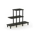 thumbnail image 1 of Furinno 18139EX-BK 3-Tier Turn-N-TubeDesign Display Rack - Espresso & Black, 1 of 4