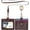 Coffee, variant on Wonderpool Leather Horizontal Badge Holder with Detachable Neck Lanyard and Retractable Badge Reel Clip, Card Slots Case ID Card Holder for ID Badges Card and Driver Licence (Black)