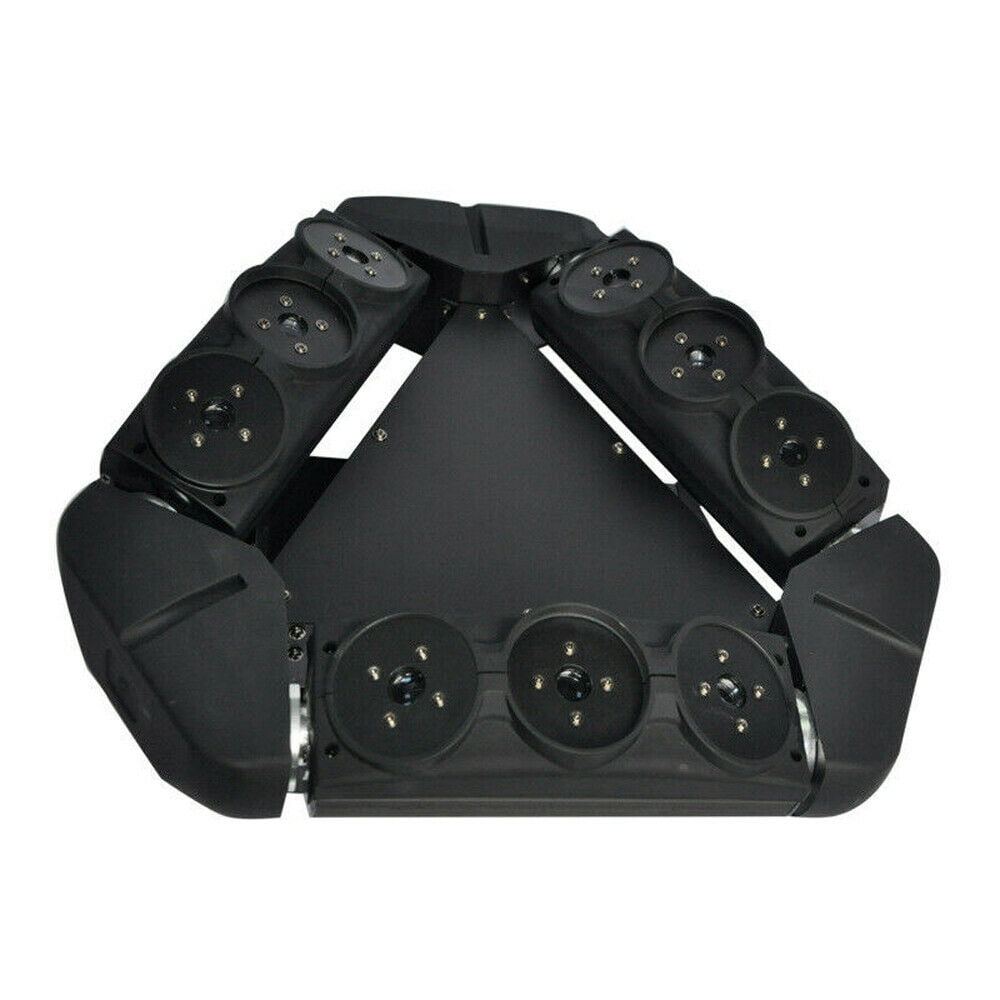 9 Eyes Beam Laser Moving Head Light Full Color RGB DJ Stages Lighting Fixture US