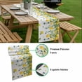 thumbnail image 5 of Lemon Eucalyptus Table Runner - 48 Inch Long, Kitchen Dining Table Runner Dresser Scarves, Farm Flower Fruit Country Boho Summer Farmhouse Decor for Coffee Tables Wedding Party Banquet, 5 of 8