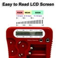 thumbnail image 3 of Battery Detective 12 Type Battery Tester (Red) with LCD Display for Household Batteries AA AAA C D 9V CR2032 CR123A N/LR1 CR2 CR-V3 2CR5 CR-P2 1.5V/3V Button Cell Batteries + AAA Batteries (4pack), 3 of 7