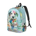 thumbnail image 2 of Balery A Funny Little Dalmatian Puppy Vintage Canvas Backpack for Men and Women - Large Capacity, Durable Travel Laptop Bag for School, Work, Hiking, and Outdoor Activities, 2 of 7