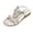 Silver, variant on Gyujnb Girl Princess Sandals Rhinestone Slingback Sandals Elastic Ankle Strap Casual Bohemian Beach Shoes,26