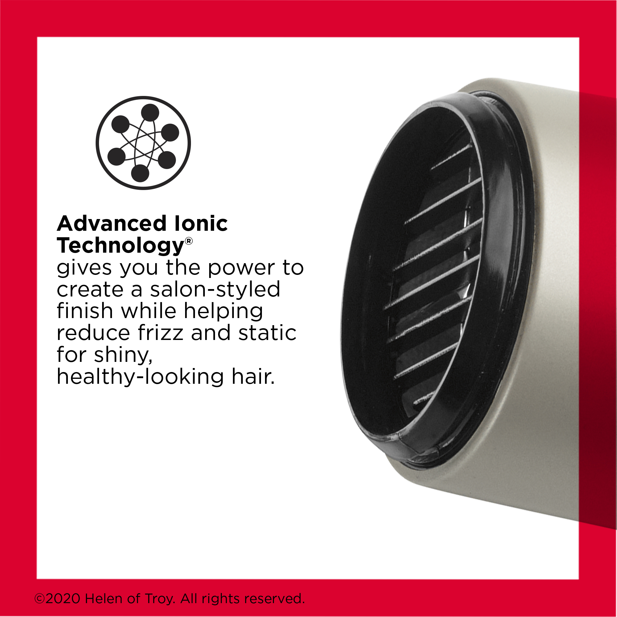 Revlon 1875W Turbo Ceramic + IONIC Hair Dryer, Gray - image 2 of 6