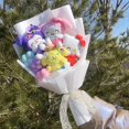 thumbnail image 3 of My Melody Kuromi Cinnamoroll Plush Dolls With sunflowers roses Cartoon Flowers Bouquet Christmas Valentine Graduation Gifts, 3 of 6