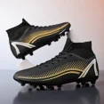 thumbnail image 3 of Botas de fútbol profesionales para hombre y mujer, tacos de entrenamiento al aire libre, zapatillas de deporte de césped, gran oferta, alta calidad, 3 of 5