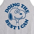 thumbnail image 2 of Peanuts - Snoopy Doing The Best I Can - Men's Jersey Tank Top, 2 of 5
