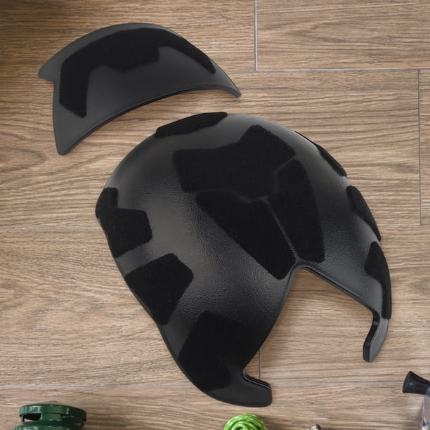 Escudo Reforzado Con Casco FAST SF Casco Reforzado Shield Guard Magic Sticker Placa protectora (Negro)