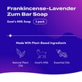 thumbnail image 2 of Zum Bar Goat's Milk Soap - Frankincense-Lavender - 3 oz (3 Pack), 2 of 7