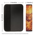 thumbnail image 6 of Chririnla Car Seat Belt Pads Shoulder Comfort Seat Belt Shoulder Pad Polyester Fabric Skin-Friendly, Suitable for SUV Van, Flaming Tiger Graphic Design, 6 of 8