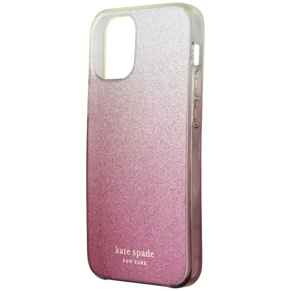 Kate Spade Protective Hardshell Case for iPhone 12 mini - Pink Ombre Glitter