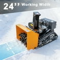 thumbnail image 4 of MMS 24'' Snowblower Robot Remote Controlled Gasoline Snow-Plowing Machine 40'' Throwing Distance 0.8-20'' Cleaning Height, 4 of 8