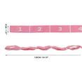 thumbnail image 2 of Unique Bargains 1pc Women 12 Grids Yoga Stretch Bands for Gym Stretching Exercise Pink Nylon High Elastic Yarn Latex Yarn, 2 of 4