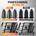 thumbnail image 3 of Tire Repair Rubber Nail Kit with 2 Sizes, Tire Repair Screws for Tubeless Tires,Screw in Tire Plugs Rubber Screws, Fast Emergency Tire Repair for Car Motorcycle Bike Truck (40 Pcs), 3 of 7