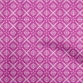 thumbnail image 1 of oneOone Cotton Poplin Twill Fuschia Pink Fabric African Dress Material Fabric Print Fabric By The Yard 56 Inch Wide, 1 of 4