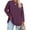 Purple, variant on Zunfeo Women's Long Sleeve Tops Pullover Plus Size Fall Tops Casual Loose Tunic T Shirts